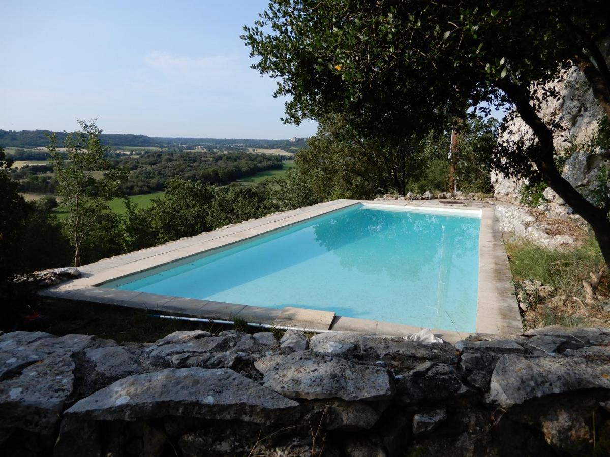 Vila Mas En Pierres Seches Avec Piscine Lussan  Exteriér fotografie