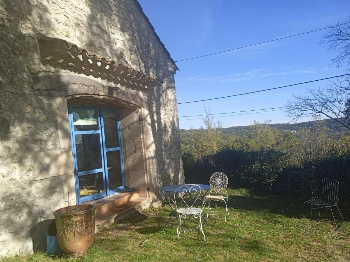 Vila Mas En Pierres Seches Avec Piscine Lussan  Exteriér fotografie